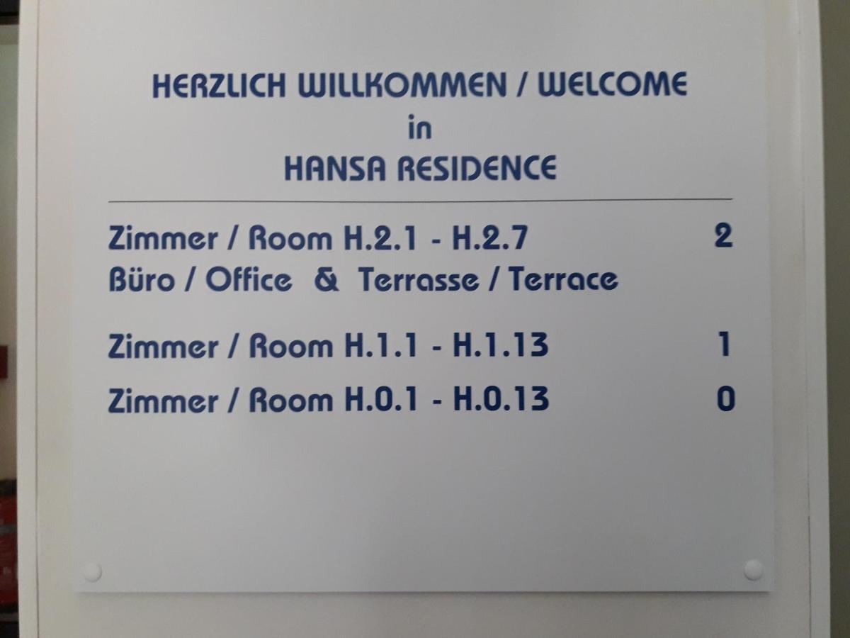 Gaestehaus Hansa Residence ฮัมบูร์ก ภายนอก รูปภาพ